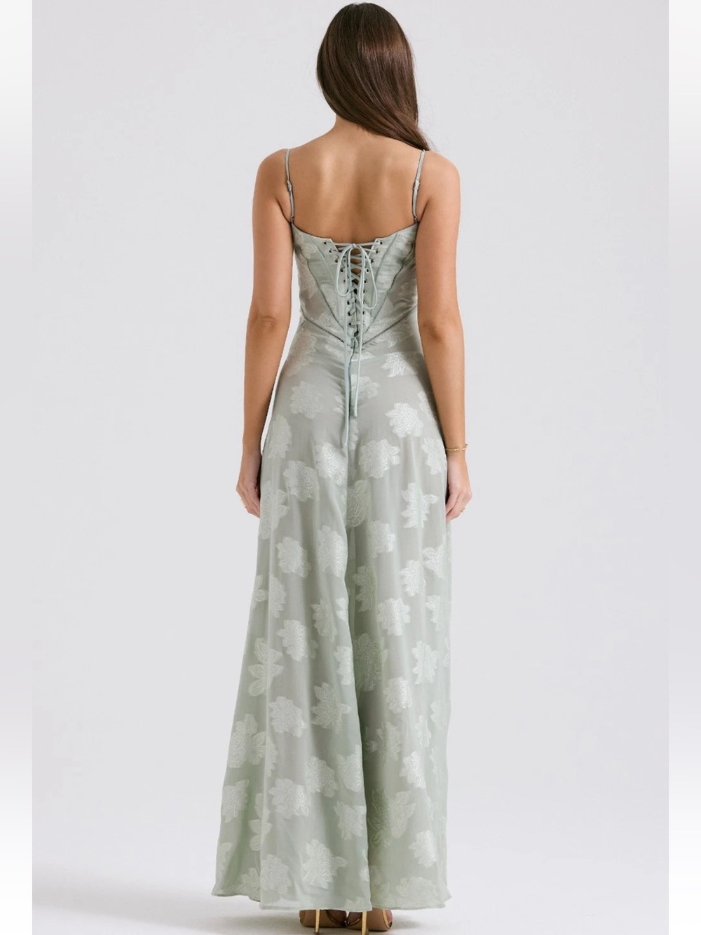 NWOT House of CB Seren Dress – Pistachio – Size L